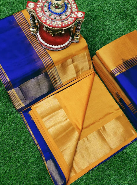 Picture of Silk Saree with Kaddi Border