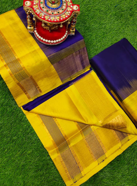 Picture of Silk Saree with Kaddi Border