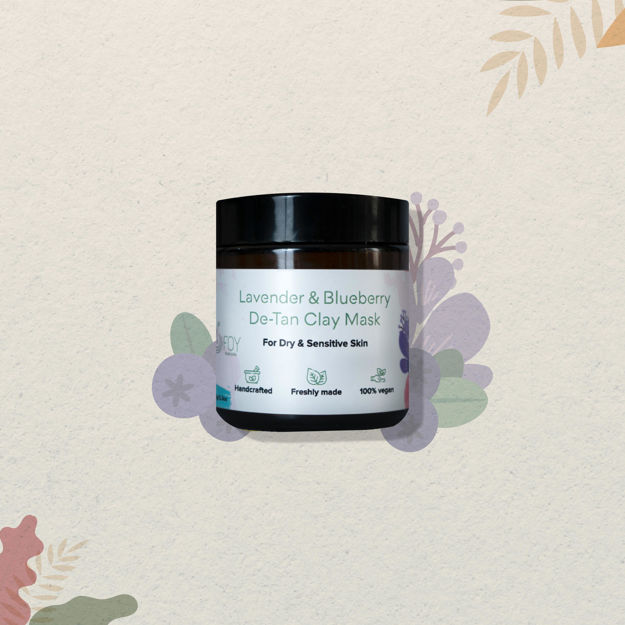 Picture of Lavender and Blueberry De-tan Clay Mask