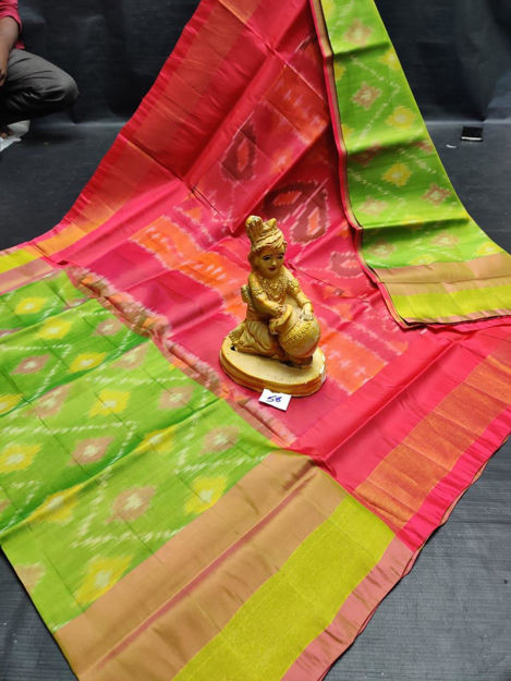 Picture of Uppada Ikkat Soft Silk Sarees