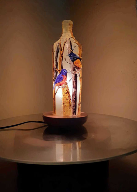 Picture of Couple of Birds Table Lamp