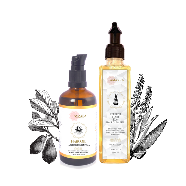 Picture of Hair Oil & Hair Cleanser Combo