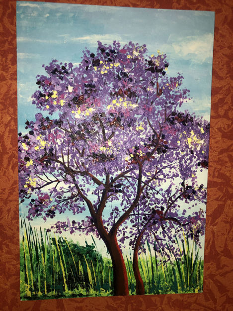 Picture of The Prosperity Purple Tree (No Frame)