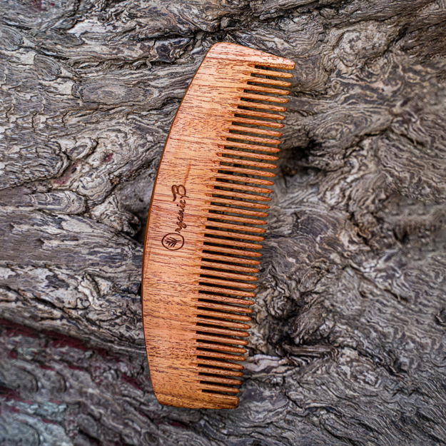Picture of Neem Comb (Moon Shaped) for Detangling
