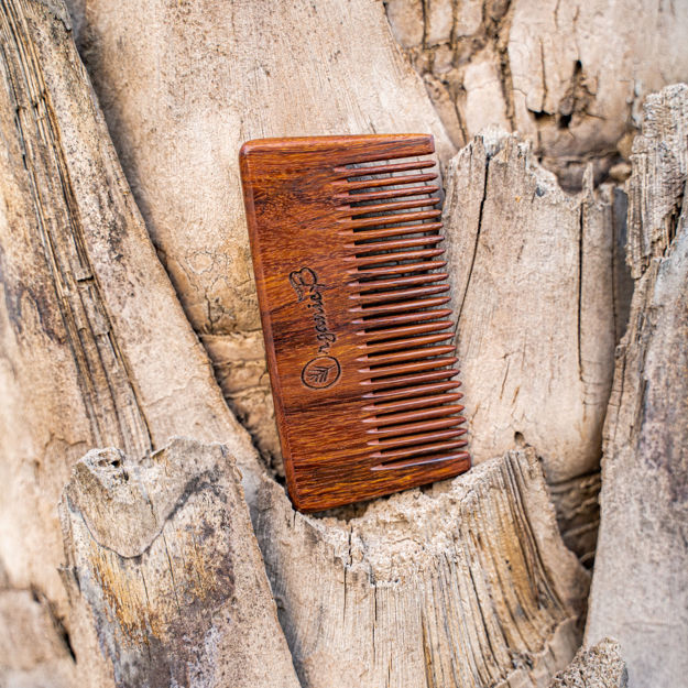 Picture of Rosewood/Sheesham Beard Comb