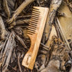 Picture of Neem Wood Comb with Handle (Wide)