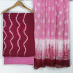 Picture of Hand Block Printed Cotton Dress Materials with Chiffon Duptta (unstitched) - Available in 14 Colors