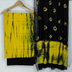 Picture of Hand Block Printed Cotton Dress Materials with Chiffon Duptta (unstitched) - Available in 14 Colors