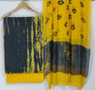 Picture of Hand Block Printed Cotton Dress Materials with Chiffon Duptta (unstitched) - Available in 14 Colors