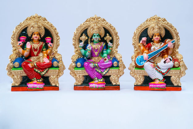 Picture of Darbar Lakshmi, Durge, Saraswathi Gollu Doll