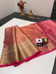 Picture of Soft Kanjivaram Style Fancy Pattu Saree (Available in 5 colors)