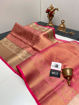Picture of Soft Kanjivaram Style Fancy Pattu Saree (Available in 5 colors)