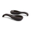 Picture of Ceramic Spoon Rest - Black  Set of 2