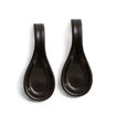 Picture of Ceramic Spoon Rest - Black  Set of 2