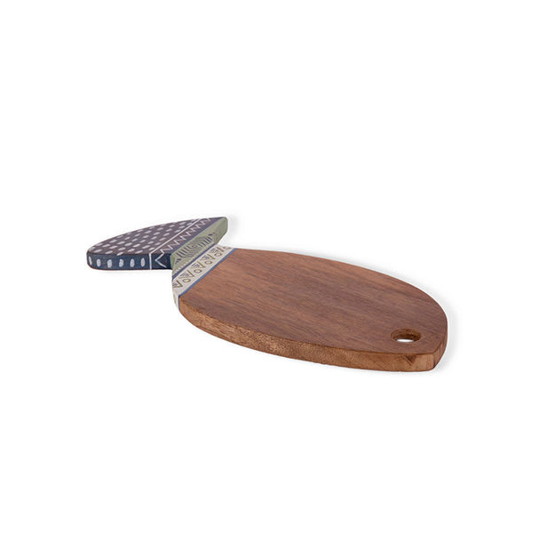 Picture of Handpainted Fish Shaped Natural Wood Chopping Board