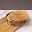 Picture of Mango Wood Roti Box- Brown