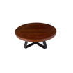 Picture of Wooden Cake Stand With Metal Base