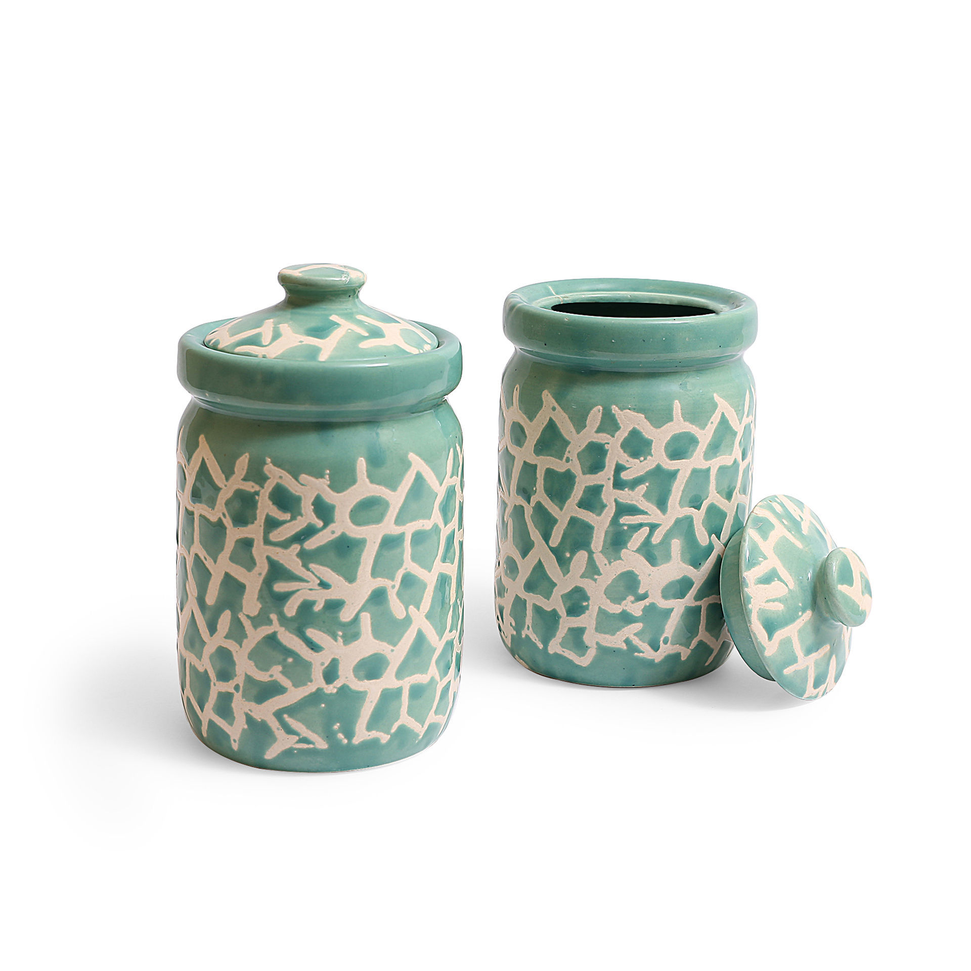 Ceramic Storage Jar Set Available in 6 Colors Buy